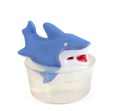 Clearly Fun Bath Pals Single Shark, sold in 3's