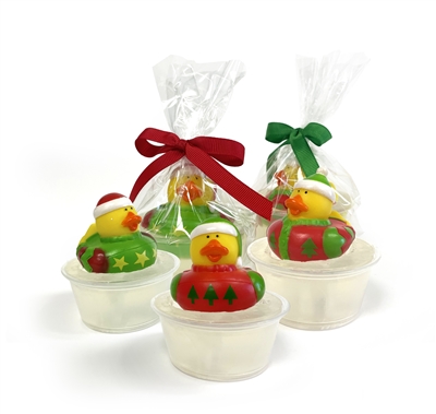 Clearly Fun Ugly Xmas Sweater Ducks, Assorted - sold in 4's