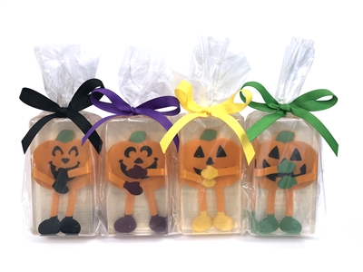 Clearly Fun Pumpkin Soap Collection - 12 soaps no display