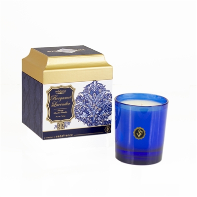 Bergamot Lavender Bleu et Blanc Boxed Candle (Case of 6)