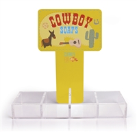 Clearly Fun Cowboy Soap Collections - display only