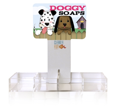 Clearly Fun Doggy Soap Collection - display only