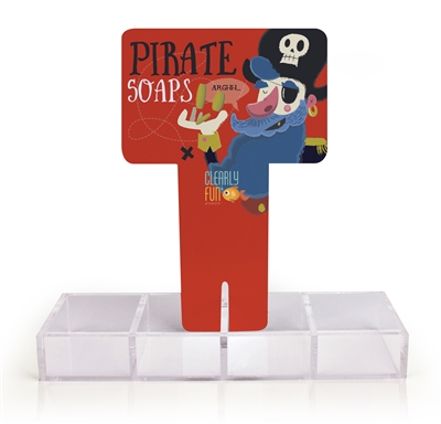 Clearly Fun Pirate Soap Collections - display only