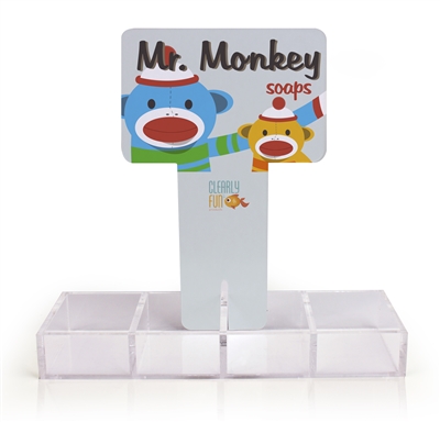 Clearly Fun Mr. Monkey Soap Collections - display only