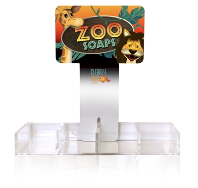 Clearly Fun Zoo Soap Collection - display only