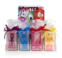 Clearly Fun Monster Soap Collections - 12 soaps + display