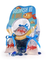 Clearly Fun Goldfish in a Bag - 24 Goldfish + Display