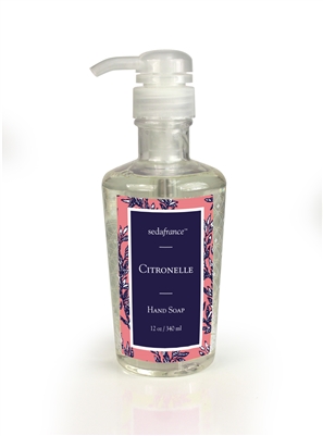 Citronelle Classic Toile Liquid Hand Soap (Case of 6)