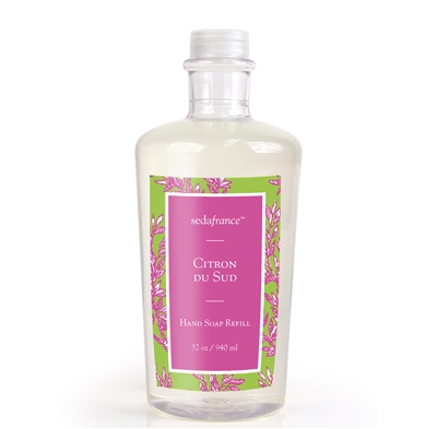 Citron du Sud Classic Toile Liquid Hand Soap Refill