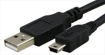 USB A to 5 pin Mini B