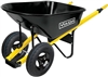 Vulcan 6 CF Steel Wheelbarrrow with Steel Handles & Flat Free Tire