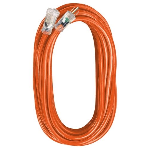 Voltec 14/3 Orange SJTW Lighted Extension Cord