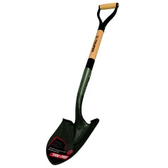 Truper Tru Pro D-Handle Round Point Shovel
