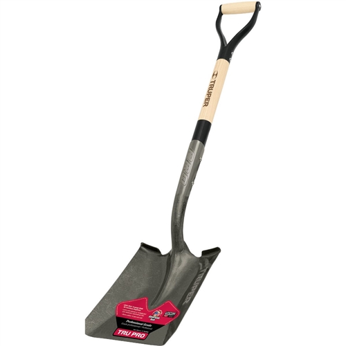 Truper D-Handle Square Point Shovel