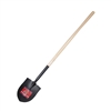 Bully Tools 14-Gauge Round Point Long Wood Handle Shovel