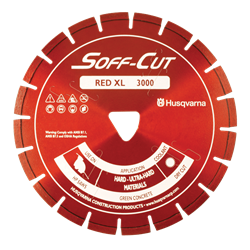 Husqvarna Soff-Cut Red Diamond Blade with Safety Arbor