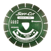 Husqvarna 14" Green Soff-Cut Diamond Blade with Safety Arbor