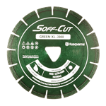 Husqvarna 14" Green Soff-Cut Diamond Blade with Safety Arbor