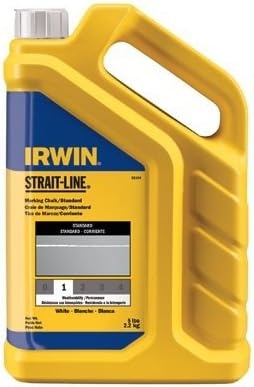 Irwin Strait-Line 5 lb Permanent Marking Chalk - White