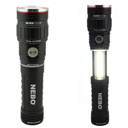 NEBO Slyde King Rechargeable Black Work Flashlight