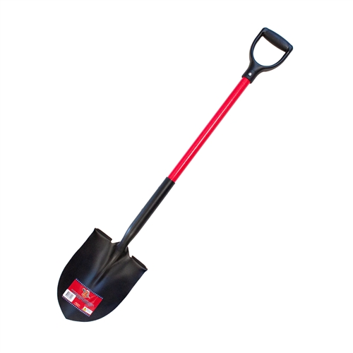 Bully Tools 14-Gauge D-Handle Round Point Shovel