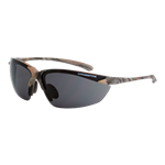 Radians Crossfire Sniper Premium Safety Eyewear - Brown Camo Frame with Smoke Lense
