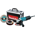 Makita 9557PBX1 4-1/2" Paddle Switch Cut-Off Angle Grinder Kit with Case