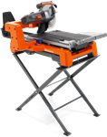 Husqvarna TS60 10" Tile Saw with Soft Start Motor Stand & Blade