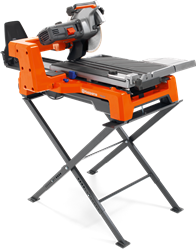 Husqvarna TS60 10" Tile Saw with Soft Start Motor Stand & Blade