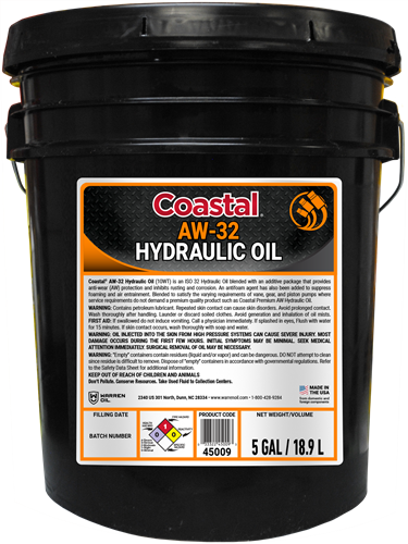 Coastal AW-32 Hydraulic Oil