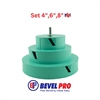 Bevel Pro SDR Pipe Leveling Tool Set (4", 6", 8") with 4" Adapter