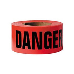 Red 3" x 1000' "DANGER" Tape