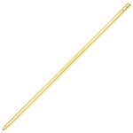 Kraft 6' Anodized Aluminum Swaged Button Handle - 1-3/4" Diameter (Gold)