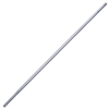 Kraft 6' Anodized Aluminum Swaged Button Handle - 1-3/8" Diameter (Silver)