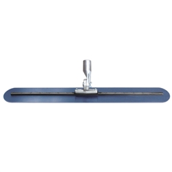 Kraft 30" Round End Blue Steel Fresno with Adjustable Tooth Threaded Bracket