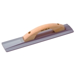 Kraft 16" x 3-1/4" Square End Magnesium Hand Float with Wood Handle