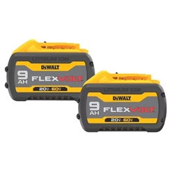 Dewalt DCB609-2 60V FLEXVOLT Battery, 9Ah (2 PK)