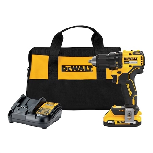 DEWALT DCD793D1 20V Brushless 1/2" Compact Drill/Driver Kit