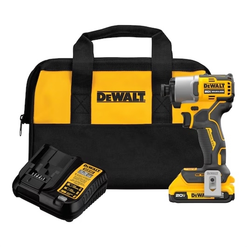 DEWALT DCF840D1 20V Max Brushless 1/4" Impact Driver Kit