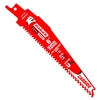 Diablo 6/9 TPI Demo Demon Carbide Teeth Reciprocating Saw Blades for General Purpose Cuts (3-pk)