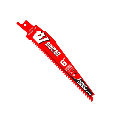 Diablo 6/9TPI AMPED Demo Demon Carbide Teeth Reciprocating Saw Blades for General Purpose Cuts (3-pk)