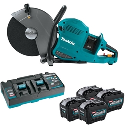 Makita 14" 80V XGT Battery Powered Cutoff Saw Kit