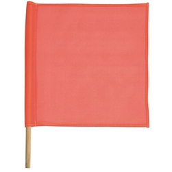 Safety Flag Co. 18" Mesh Safety Flag with 30" Staff