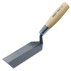 Kraft 5" x 2" Margin Trowel with Wood Handle