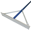 36" Magnesium Asphalt Rake with 7' Blue Handle