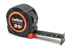 Lufkin Hi-Viz Black Widow 25-ft Tape Measure