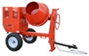 Multiquip MC64SH8 6 CF Steel Drum Concrete Mixer with 8 HP Honda Engine