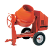 Essick MC94SH8 9 CF Steel Drum Concrete Mixer with 8 HP Honda Engine