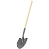 Truper Tru Built Round Point Shovel with Turned Steps