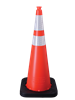 Enviro-Cone Revolution 36" PVC Traffic Safety Cone, Fluorescent Orange